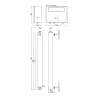 Wymiary lampy TMA D8-S Wymiary lampy TMA D8-S