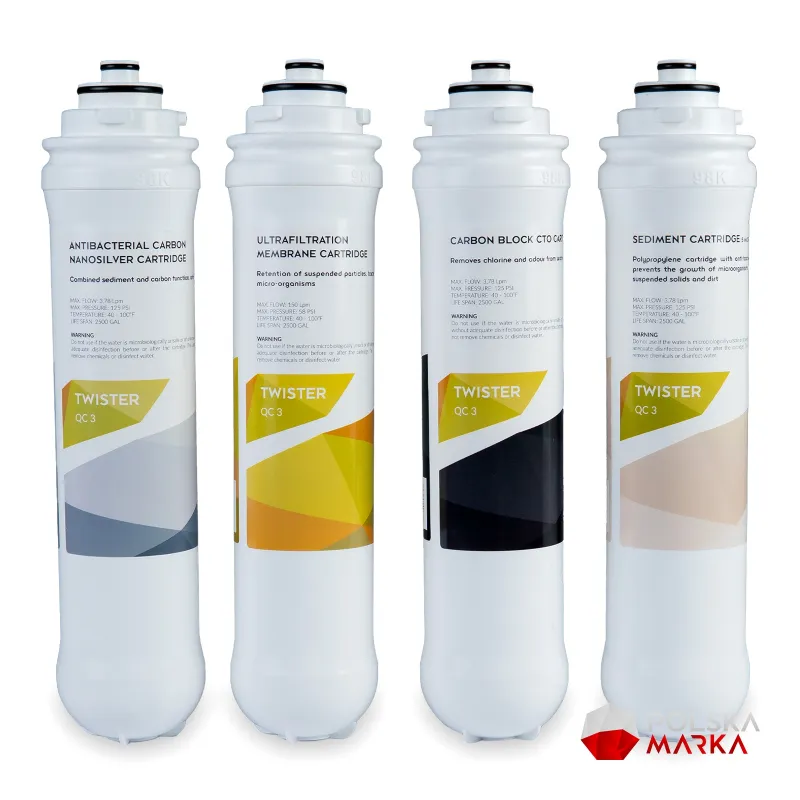 Roczny zestaw wkładów do filtra Ecoperla Twister Roczny zestaw wkładów do filtra Ecoperla Twister