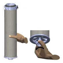 Montaż dekla do filtrów Cintropur NW 280, NW 340, NW 400