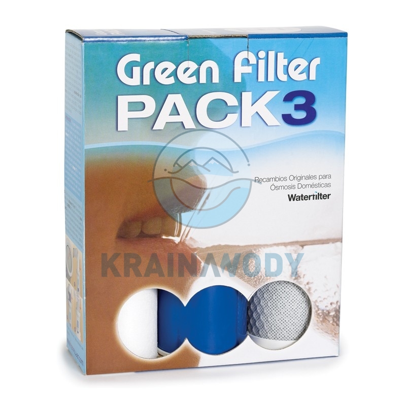 Zestaw wkładów Green Filter PACK3