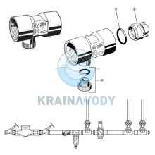 Zawór zwrotny antyskażeniowy Honeywell EA-RV 284