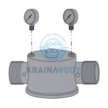 Manometr do filtrów Cintropur NW 500, NW 650, NW 800