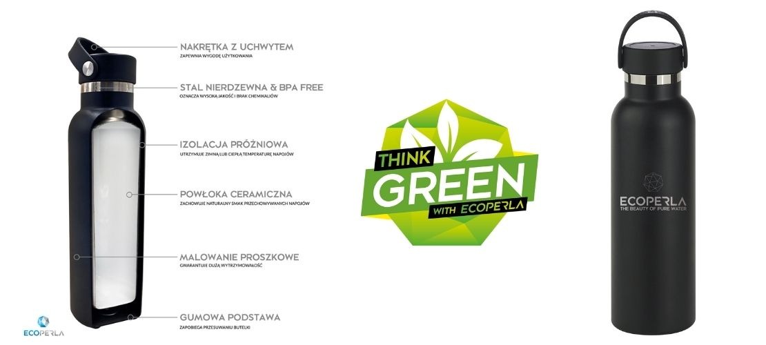 Butelka termiczna Ecoperla Runbott - zabierz ulubiony napój gdzie chcesz, w każdą pogodę!