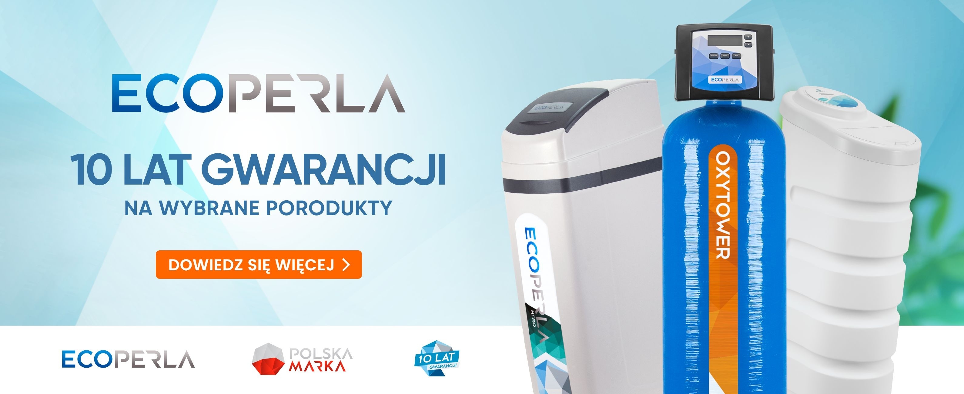10 lat gwarancji na wybrane produkty marki Ecoperla